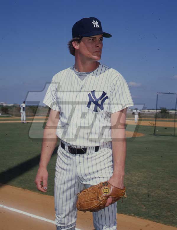 Clay Christiansen - 1983 New York Yankees - original ToppsVault medium format color transparency