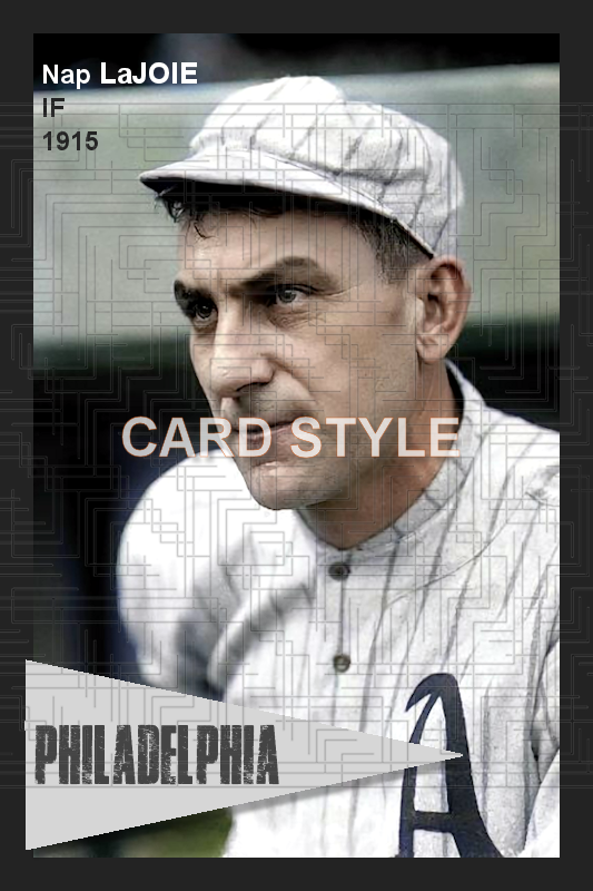 Nap LaJoie - 1915 Philadelphia Athletics - choose a size & style