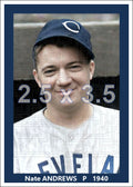 Nate Andrews - 1940 Cleveland Indians - choose a size & style