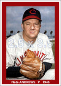 Nate Andrews - 1946 Cincinnati Reds - choose a size & style