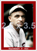 Neal Brady - 1925 Cincinnati Reds - choose a size & style