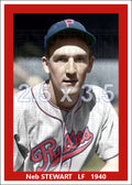 Neb Stewart - 1940 Philadelphia Phillies - choose a size & style