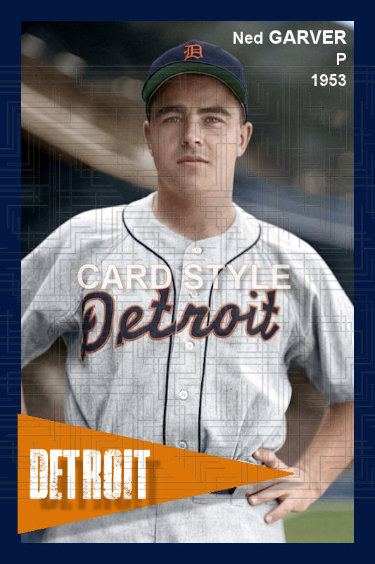 Ned Garver - 1953 Detroit Tigers - choose a size & style