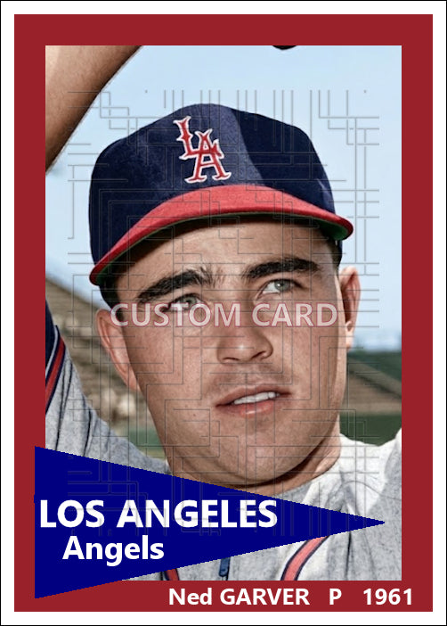 Ned Garver - 1961 Los Angeles Angels - choose a size & style