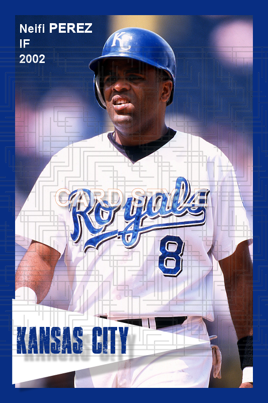 Neifi Perez - 2002 Kansas City Royals - choose a size & style