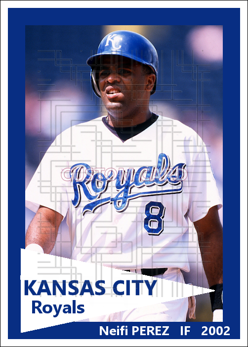Neifi Perez - 2002 Kansas City Royals - choose a size & style
