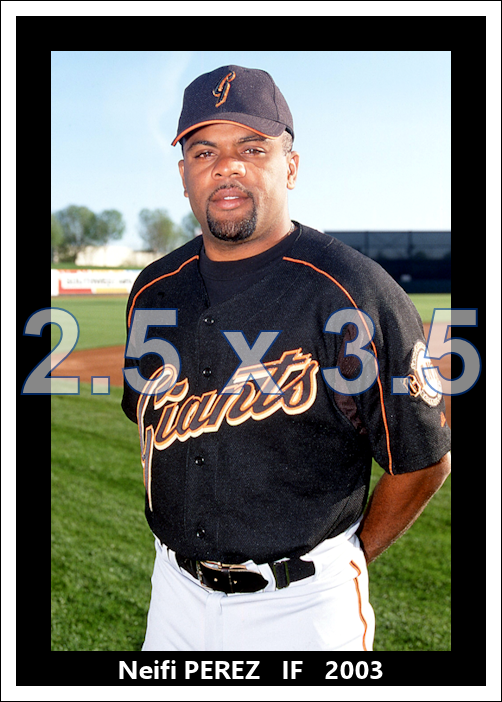 Neifi Perez - 2003 San Francisco Giants - choose a size & style