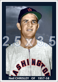 Neil Chrisley - 1957-58 Washington Senators - choose a size & style