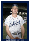 Neil Chrisley - 1959 Detroit Tigers - choose a size & style