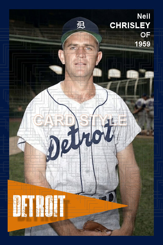 Neil Chrisley - 1959 Detroit Tigers - choose a size & style