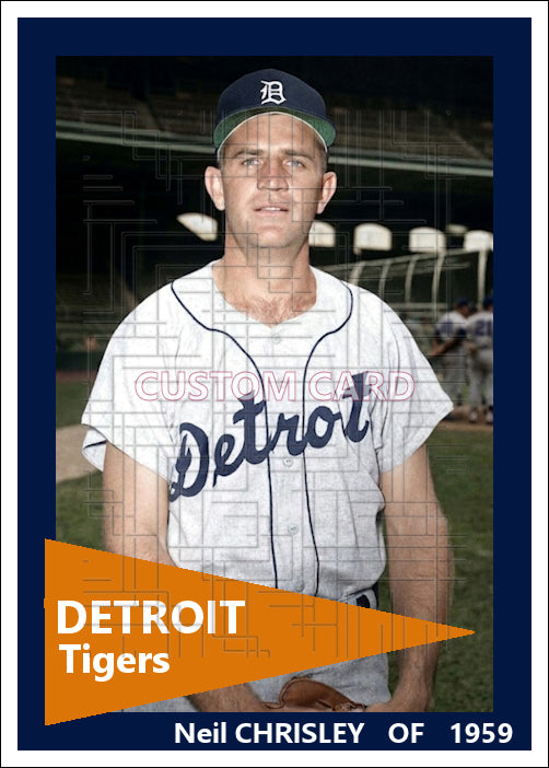 Neil Chrisley - 1959 Detroit Tigers - choose a size & style