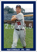 Neil Chrisley - 1961 Milwaukee Braves - choose a size & style