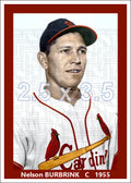 Nelson Burbrink - 1955 St. Louis Cardinals - choose a size & style