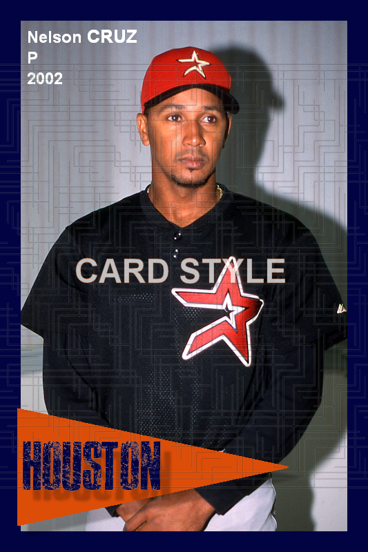 Nelson Cruz - 2002 Houston Astros - choose a size & style