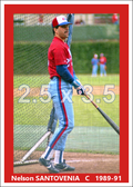 Nelson Santovenia - 1989-91 Montreal Expos - choose a size & style