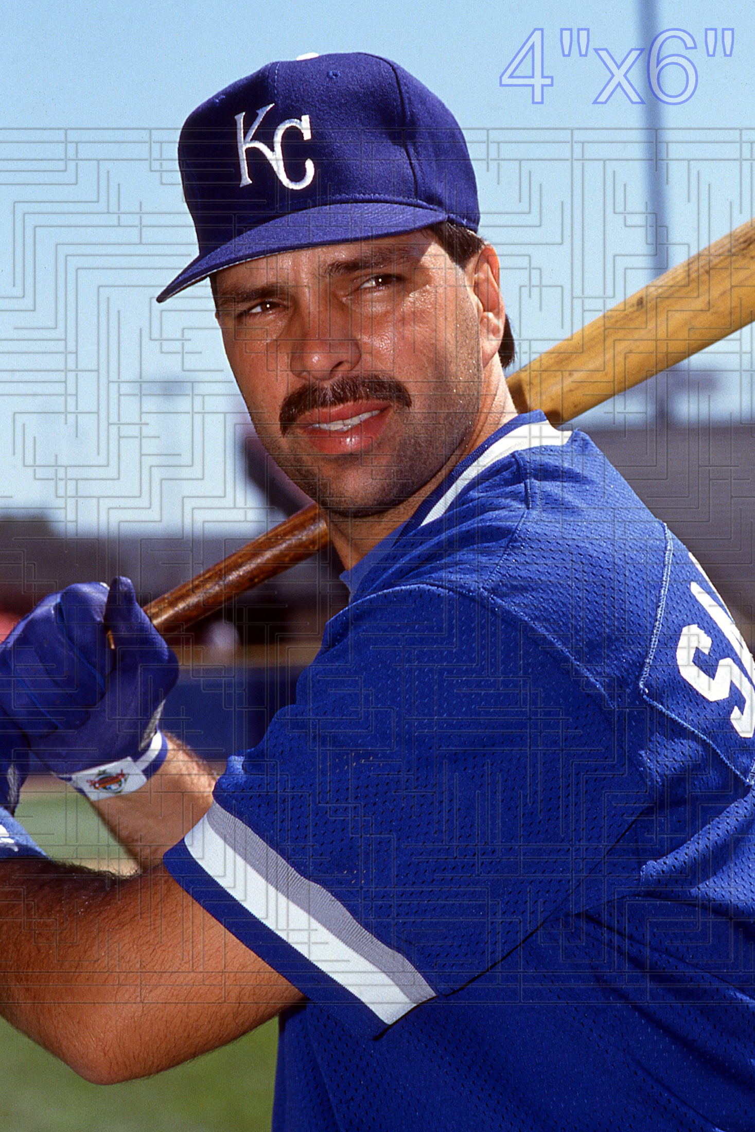 Nelson Santovenia - 1993 Kansas City Royals - choose a size & style