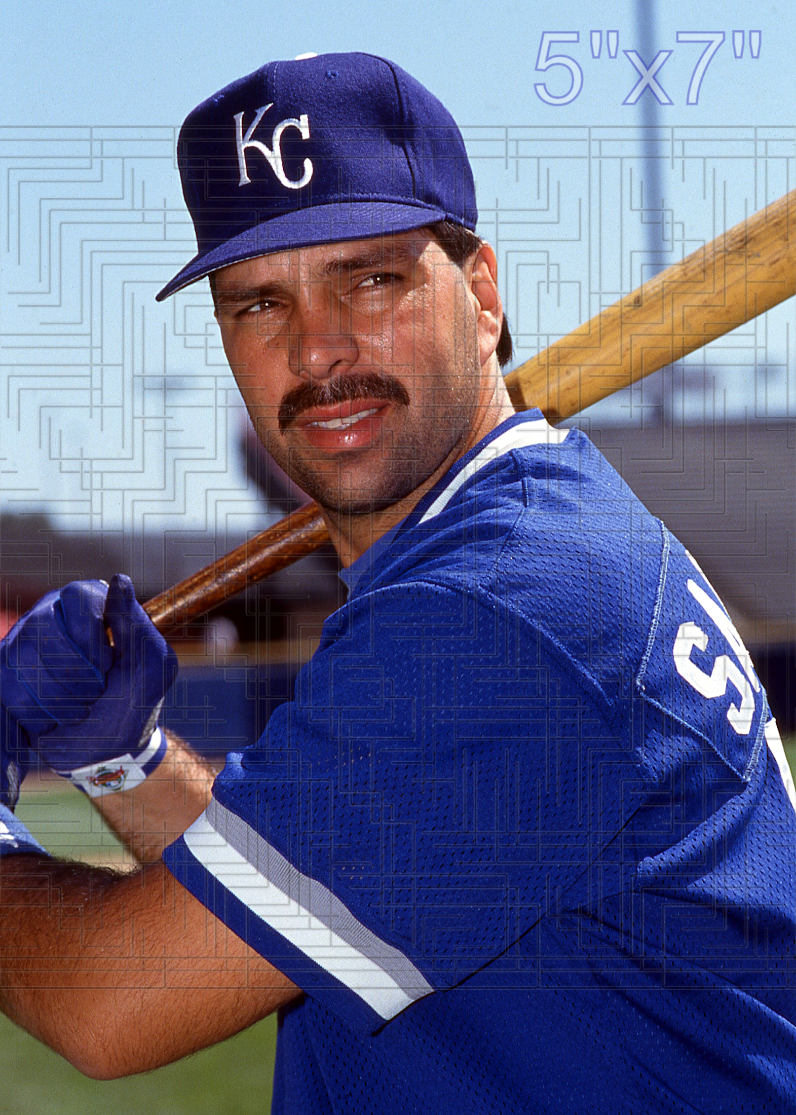 Nelson Santovenia - 1993 Kansas City Royals - choose a size & style