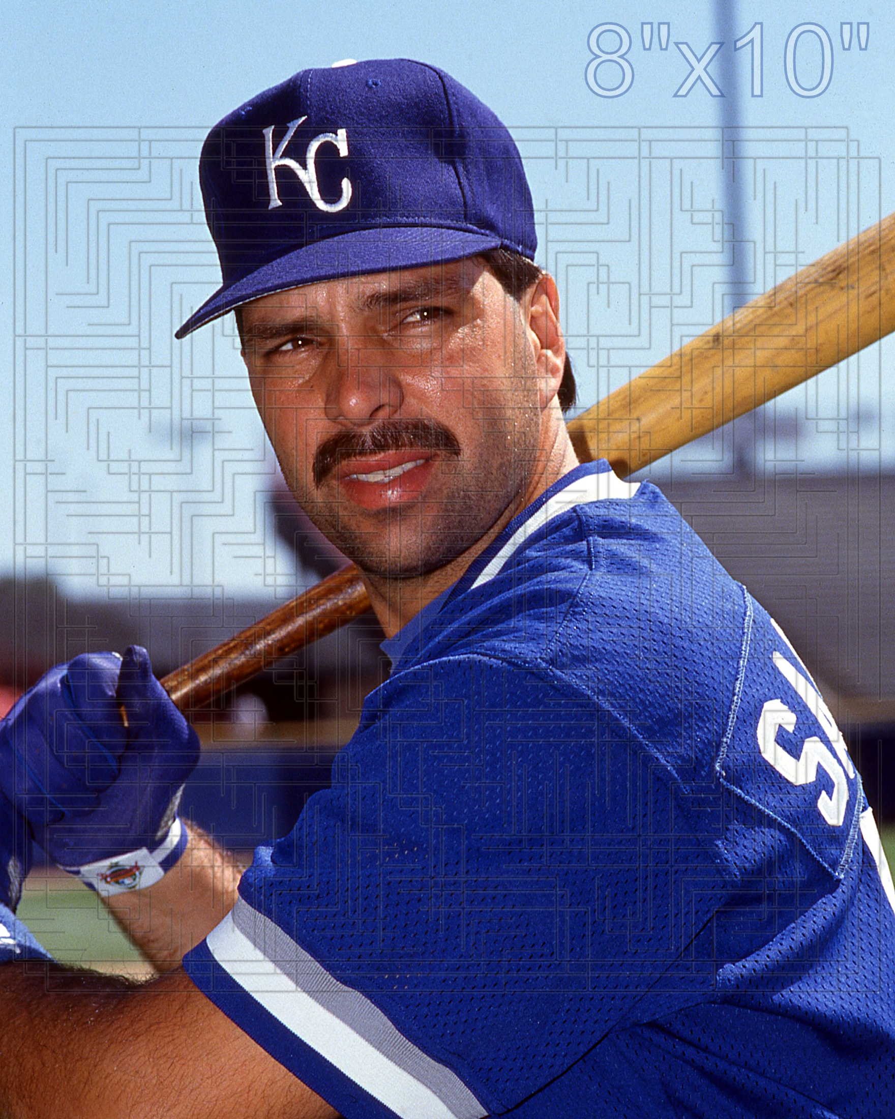 Nelson Santovenia - 1993 Kansas City Royals - choose a size & style