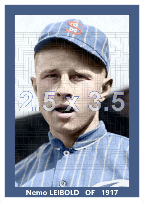 Nemo Leibold - 1917 Chicago White Sox - choose a size & style