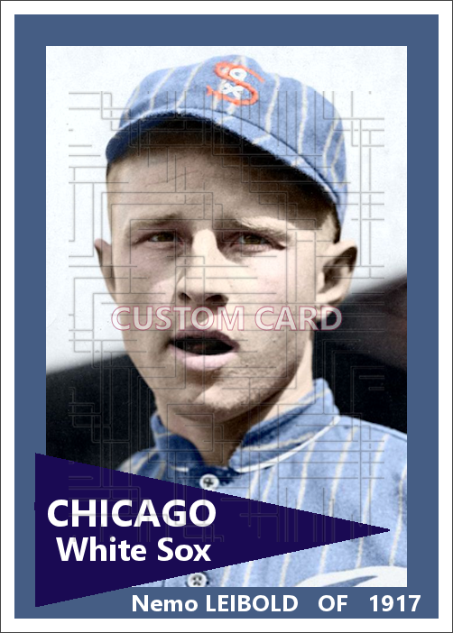 Nemo Leibold - 1917 Chicago White Sox - choose a size & style