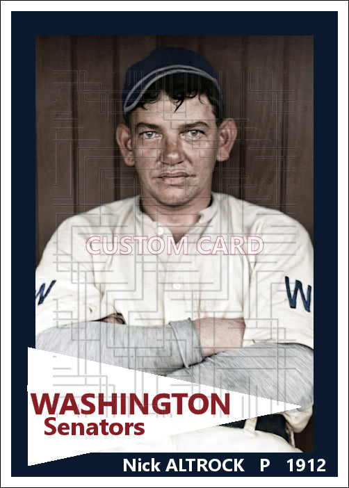 Nick Altrock - 1912 Washington Senators - choose a size & style