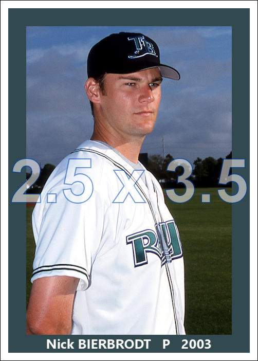 Nick Bierbrodt - 2003 Tampa Bay Devil Rays - choose a size & style