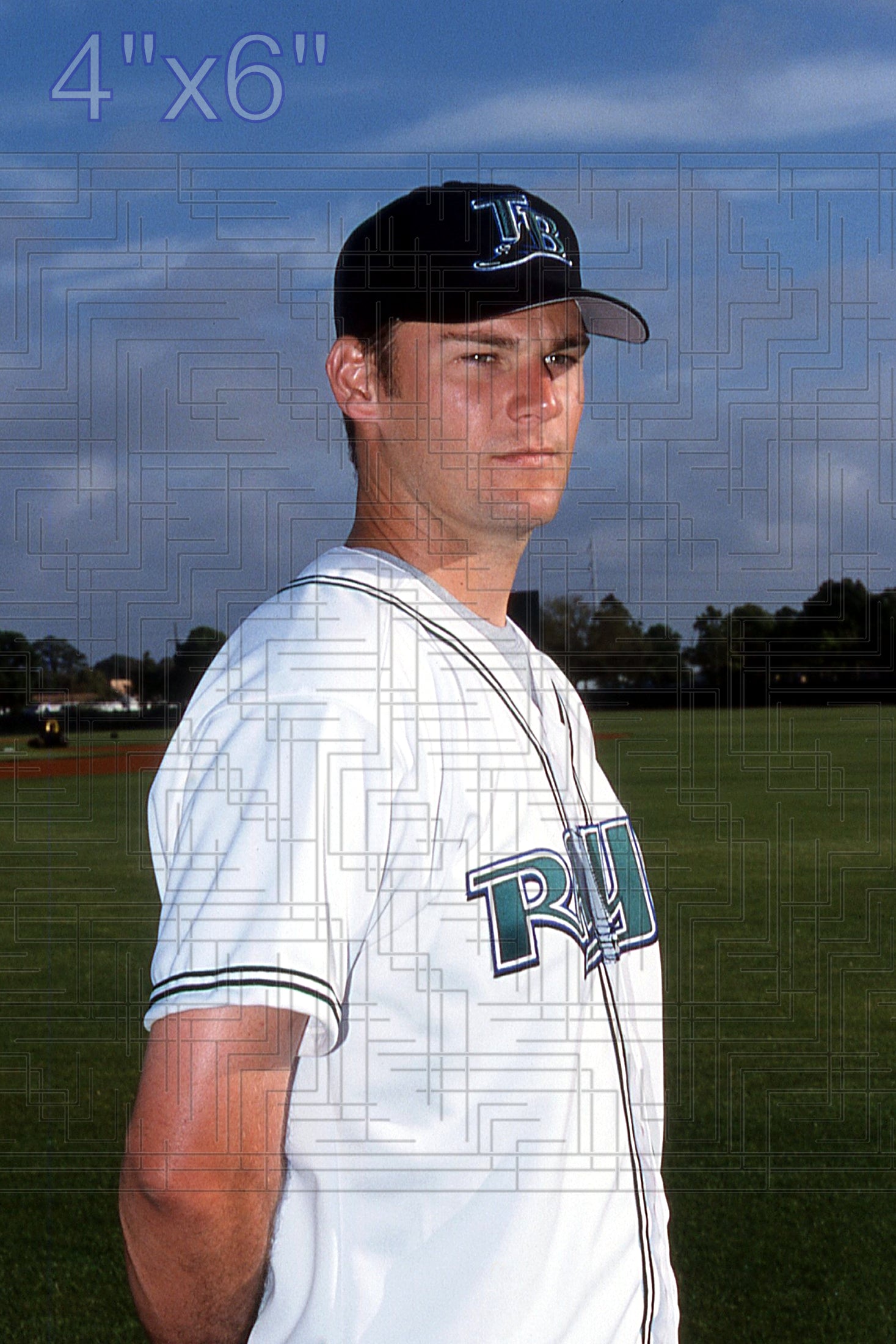 Nick Bierbrodt - 2003 Tampa Bay Devil Rays - choose a size & style
