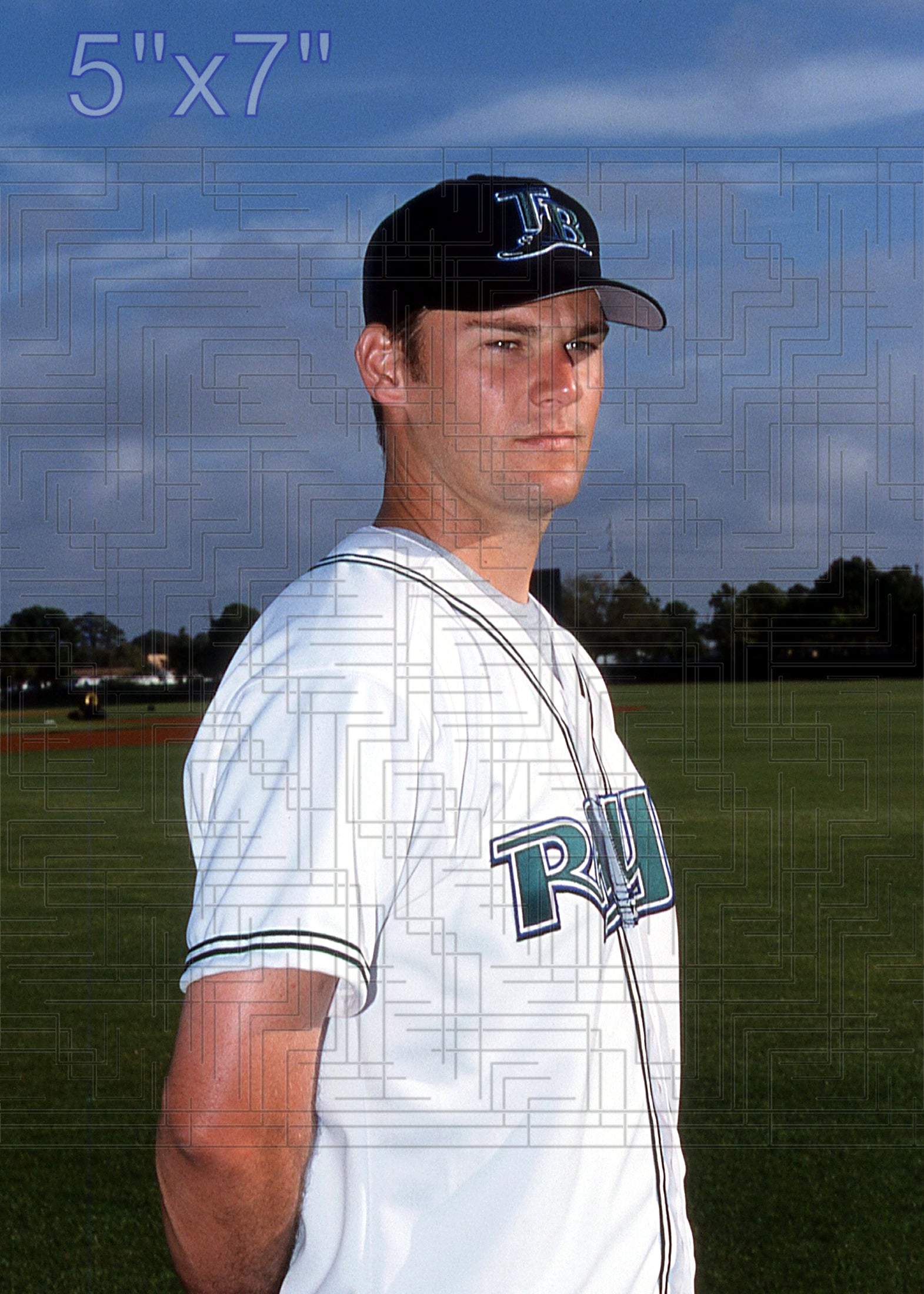 Nick Bierbrodt - 2003 Tampa Bay Devil Rays - choose a size & style