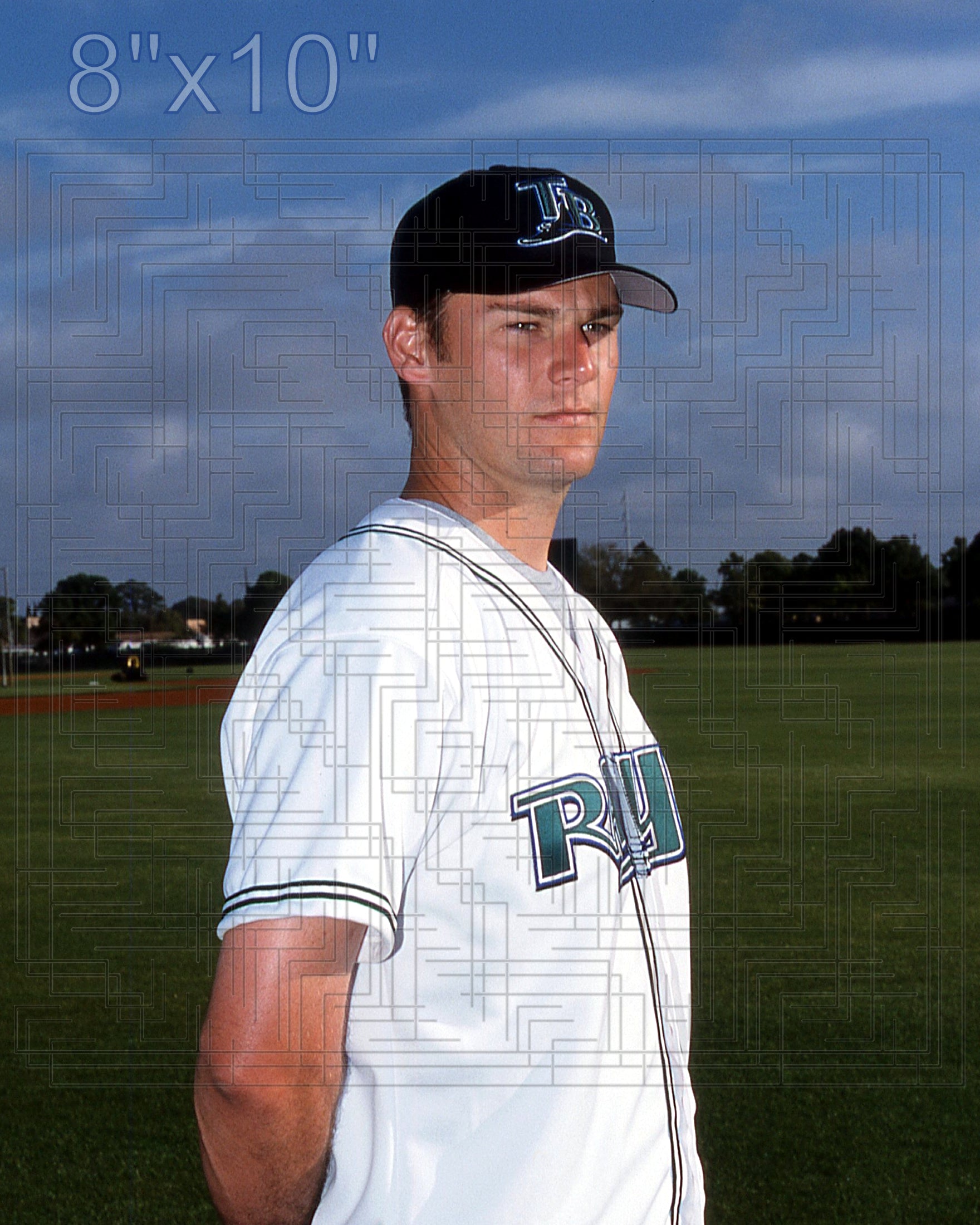 Nick Bierbrodt - 2003 Tampa Bay Devil Rays - choose a size & style