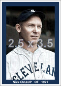 Nick Cullop - 1927 Cleveland Indians - choose a size & style