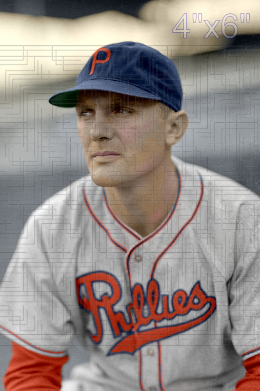 Nick Etten - 1941 Philadelphia Phillies - choose a size & style