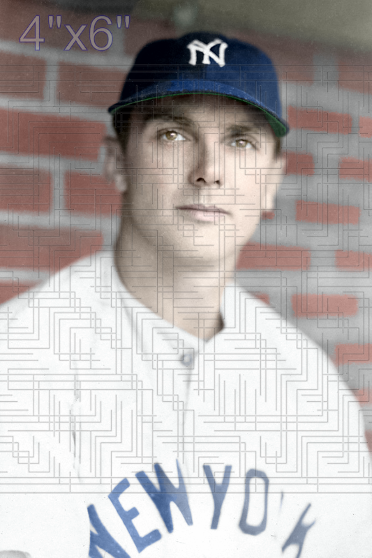 Nick Etten - 1943 New York Yankees - choose a size & style