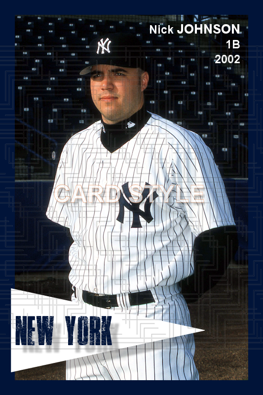 Nick Johnson - 2002 New York Yankees - choose a size & style