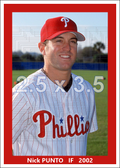 Nick Punto - 2002 Philadelphia Phillies - choose a size & style