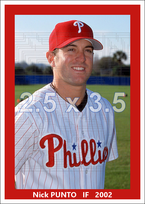 Nick Punto - 2002 Philadelphia Phillies - choose a size & style