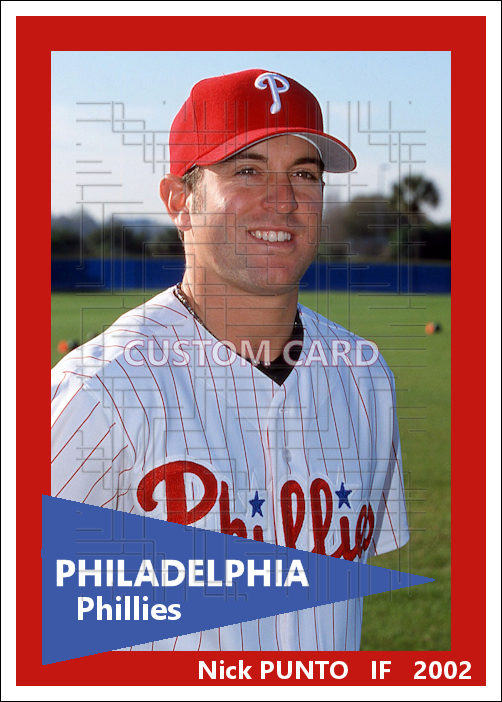 Nick Punto - 2002 Philadelphia Phillies - choose a size & style