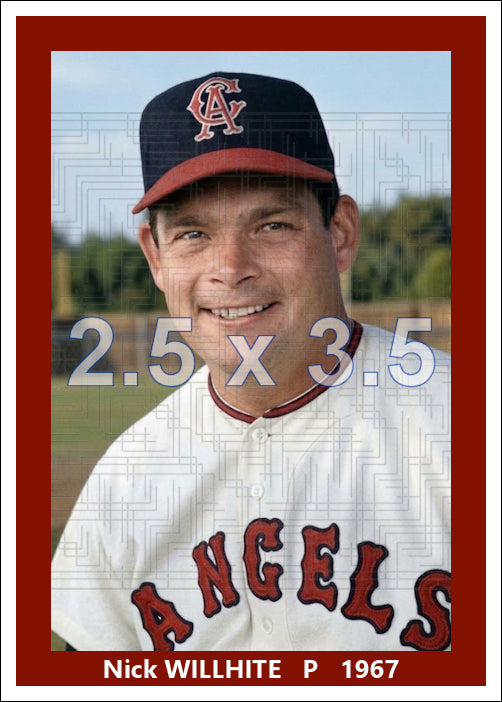 Nick Willhite - 1967 California Angels - choose a size & style