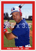 Nikco Riesgo - 1991 Montreal Expos - choose a size & style