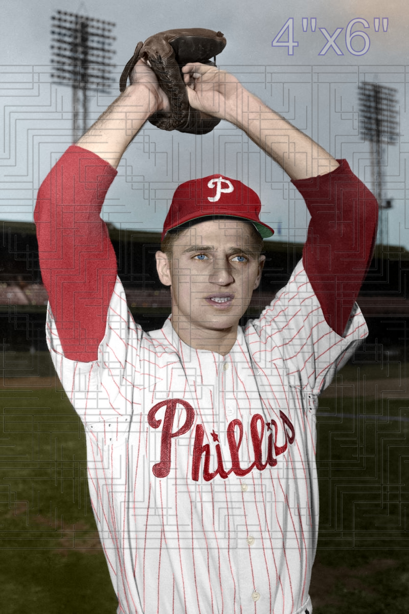 Niles Jordan - 1951 Philadelphia Phillies - choose a size & style