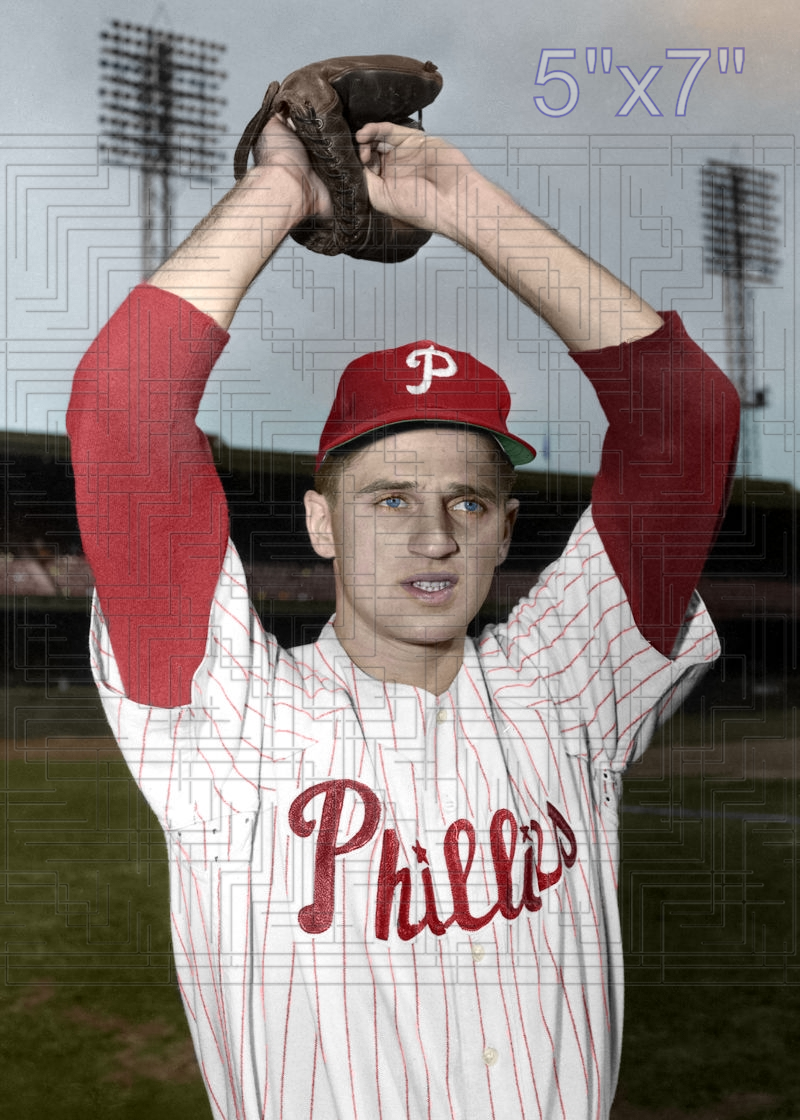 Niles Jordan - 1951 Philadelphia Phillies - choose a size & style