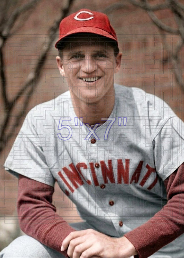 Niles Jordan - 1952 Cincinnati Reds - choose a size & style