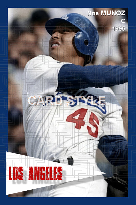 Noe Munoz - 1995 Los Angeles Dodgers - choose a size & style