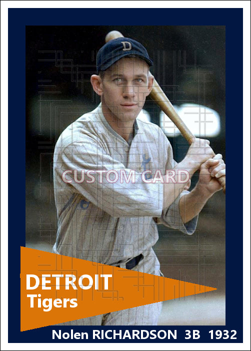 Nolen Richardson - 1932 Detroit Tigers - choose a size & style