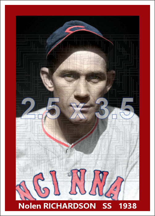 Nolen Richardson - 1938 Cincinnati Reds - choose a size & style