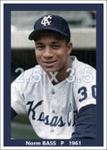 Norm Bass - 1961 Kansas City Athletics - choose a size & style