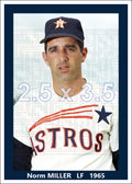 Norm Miller - 1965 Houston Astros - choose a size & style