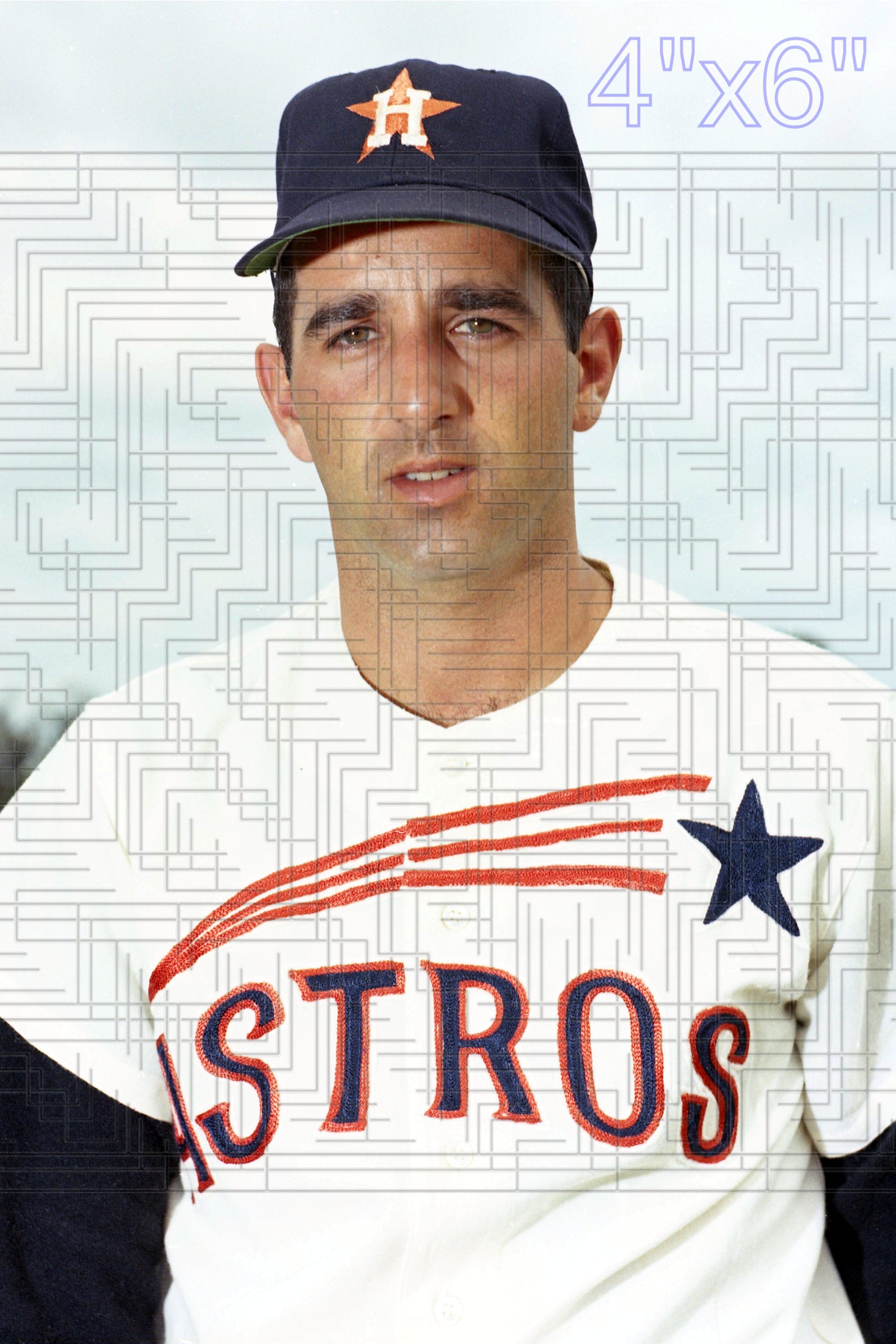 Norm Miller - 1965 Houston Astros - choose a size & style