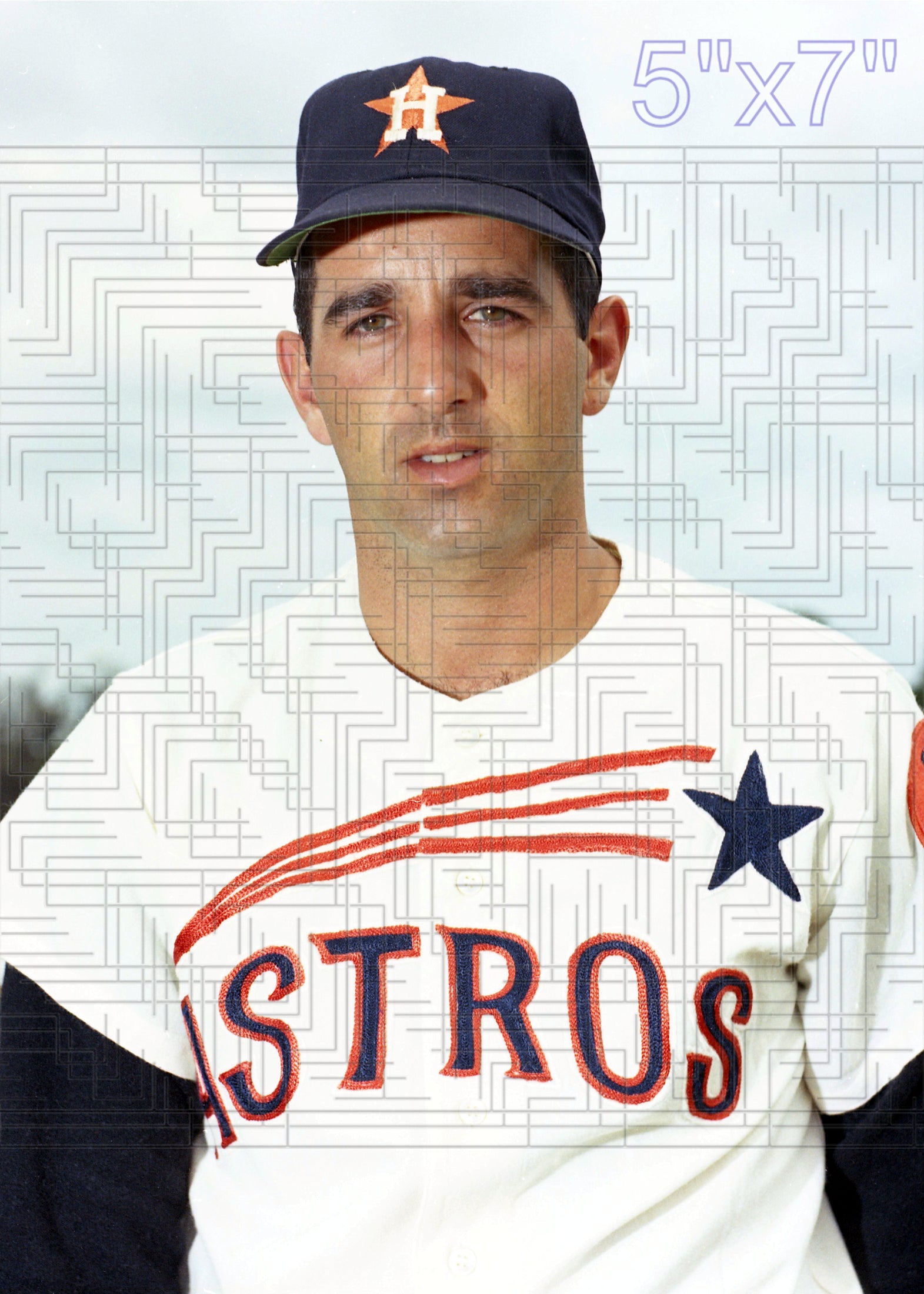 Norm Miller - 1965 Houston Astros - choose a size & style