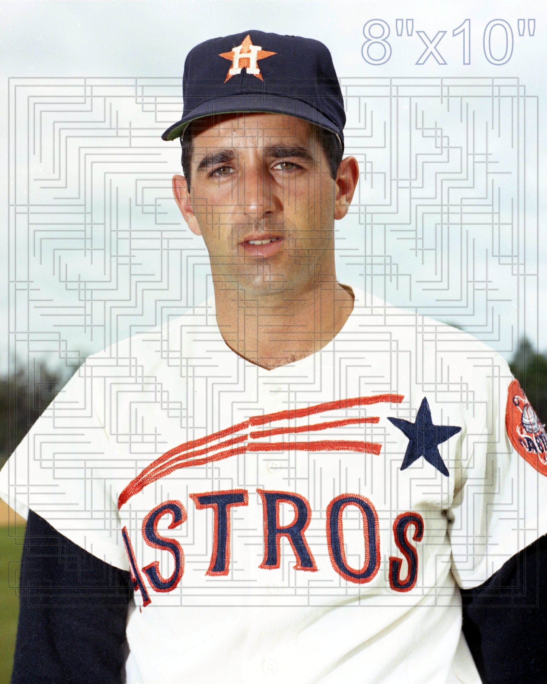 Norm Miller - 1965 Houston Astros - choose a size & style
