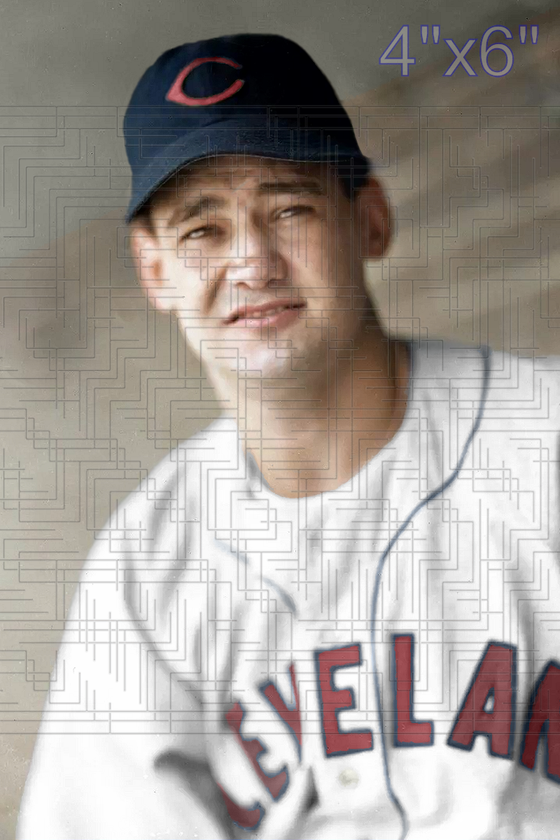 Norm Schlueter - 1944 Cleveland Indians - choose a size & style